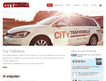 Tablet Screenshot of citytrafikskola.net