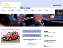 Tablet Screenshot of citytrafikskola.com